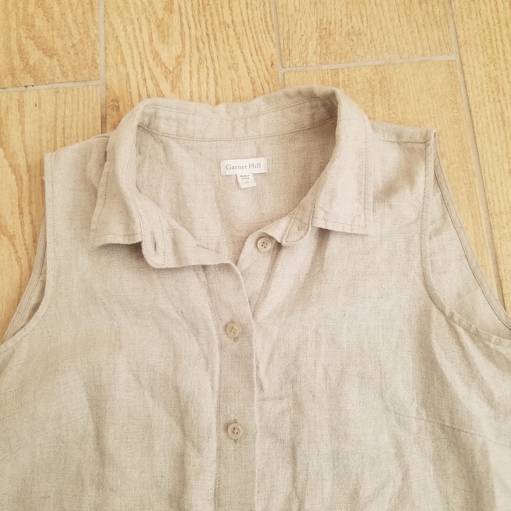 COPY - Garnet Hill Linen Shirtdress